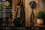 Hawken & Hill Cast Iron Dog Wall Hook, Rustic Black Decorative Dog Face Hook, Heavy Duty Wall Mounted Hook for Dog Leashes, Coats, Keys & Entryway Storage, Pack of 1 - Image 6